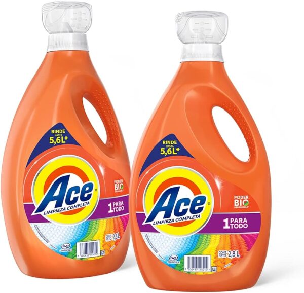Detergente Líquido ACE Blancos Brillantes 2.8L