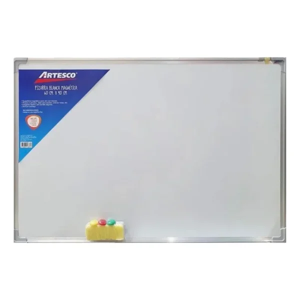 Pizarra Blanca Magnética 90x60 cm