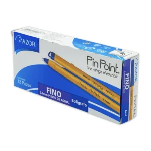 Bolígrafo Azul Punto Fino